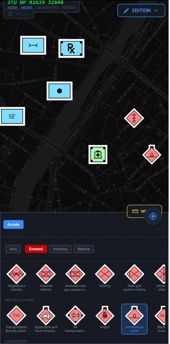Carte tactique